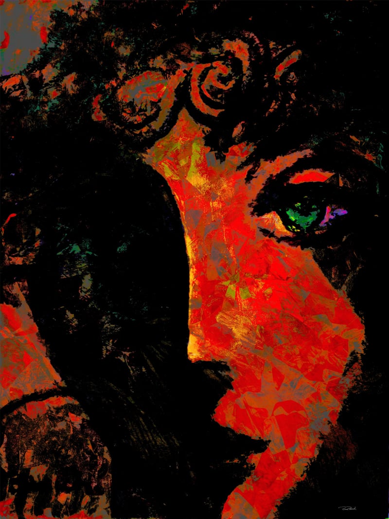 Nero2 54X72 Ink on Rag Paper Print