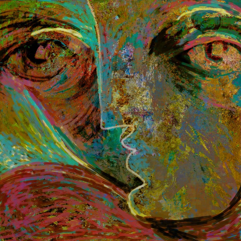 "Nothing Makes Sense #2" Ink on Rag Paper 24X24